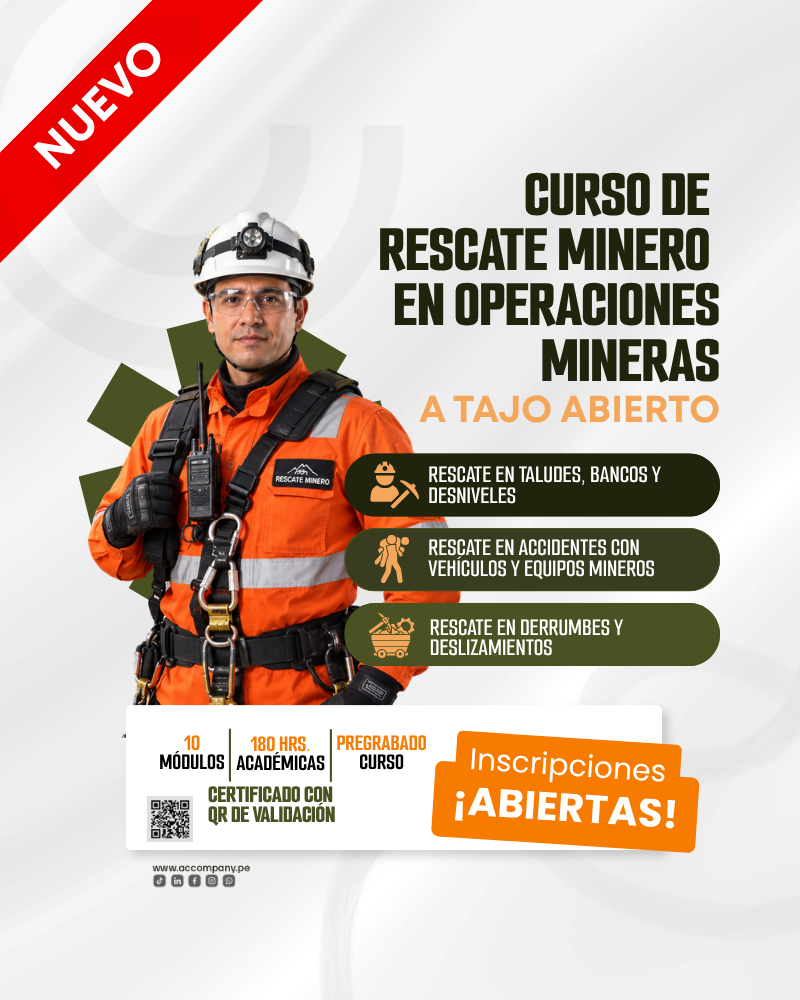 CURSO RESCATE MINERO A TAJO ABIERTO