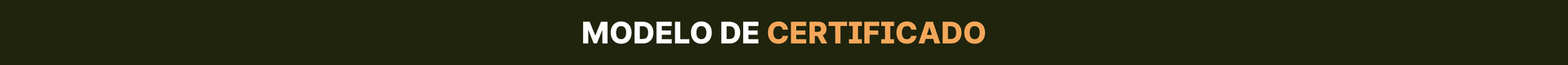 MODELO DE CERTIFICADO
